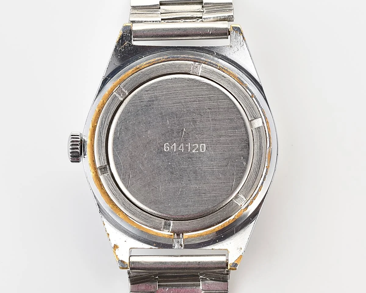 Raketa vintage mechanical wristwatch with double calendar