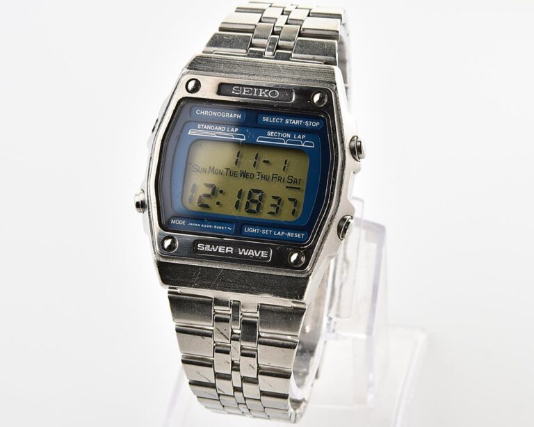 Vintage SEIKO Silverwave Electronic Chronograph wristwatch from May 1979!