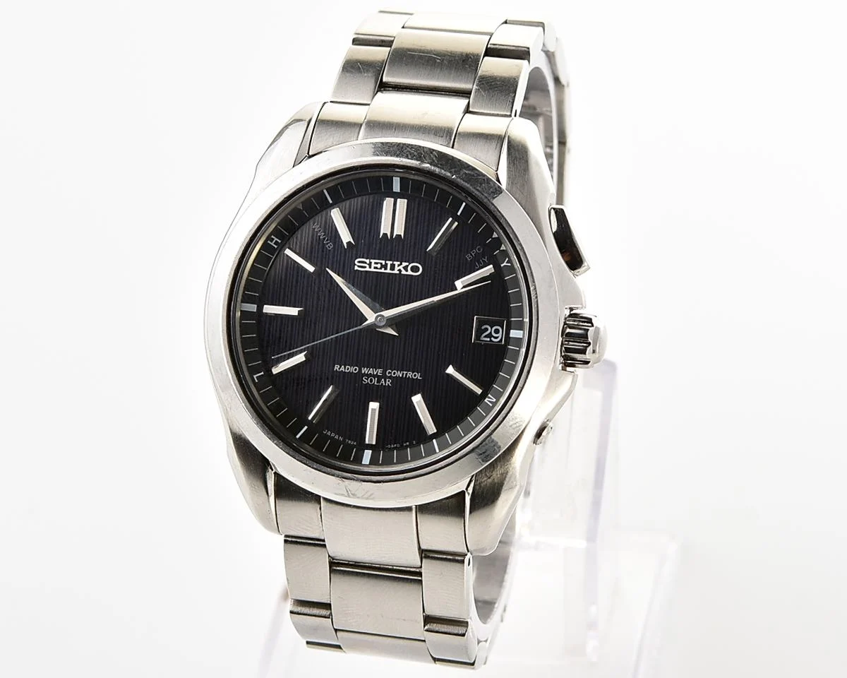 時計 SEIKO BRIGHTZ RADIO WAVE CONTROL SOLAR The Seiko Brightz 