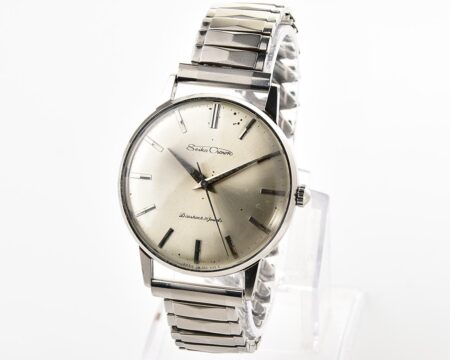 Vintage Seiko Crown – Silver Sunburst 21 Jewels Hand-Wind from circa 1963