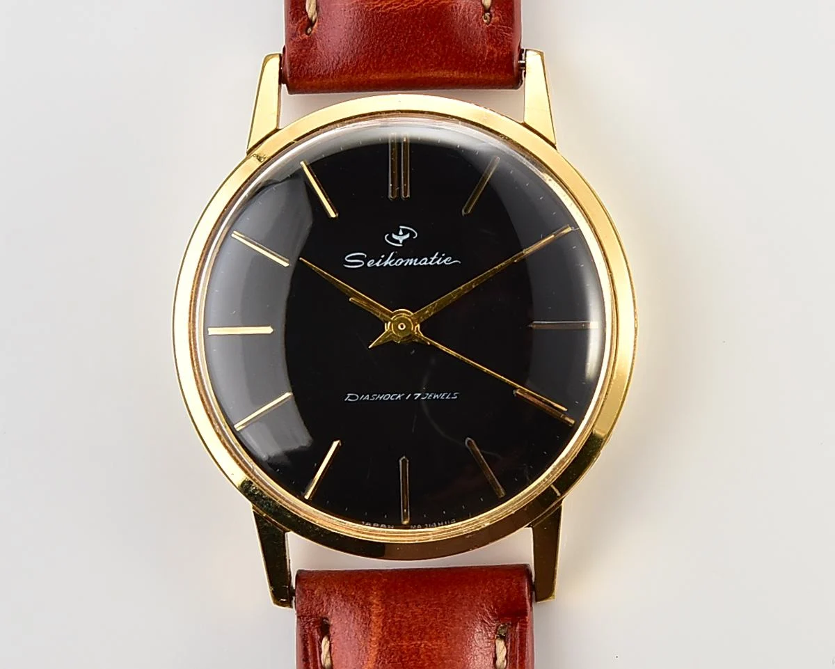 Seiko Seikomatic Diashock 17 jewels vintage automatic mechanical watch from September 1960