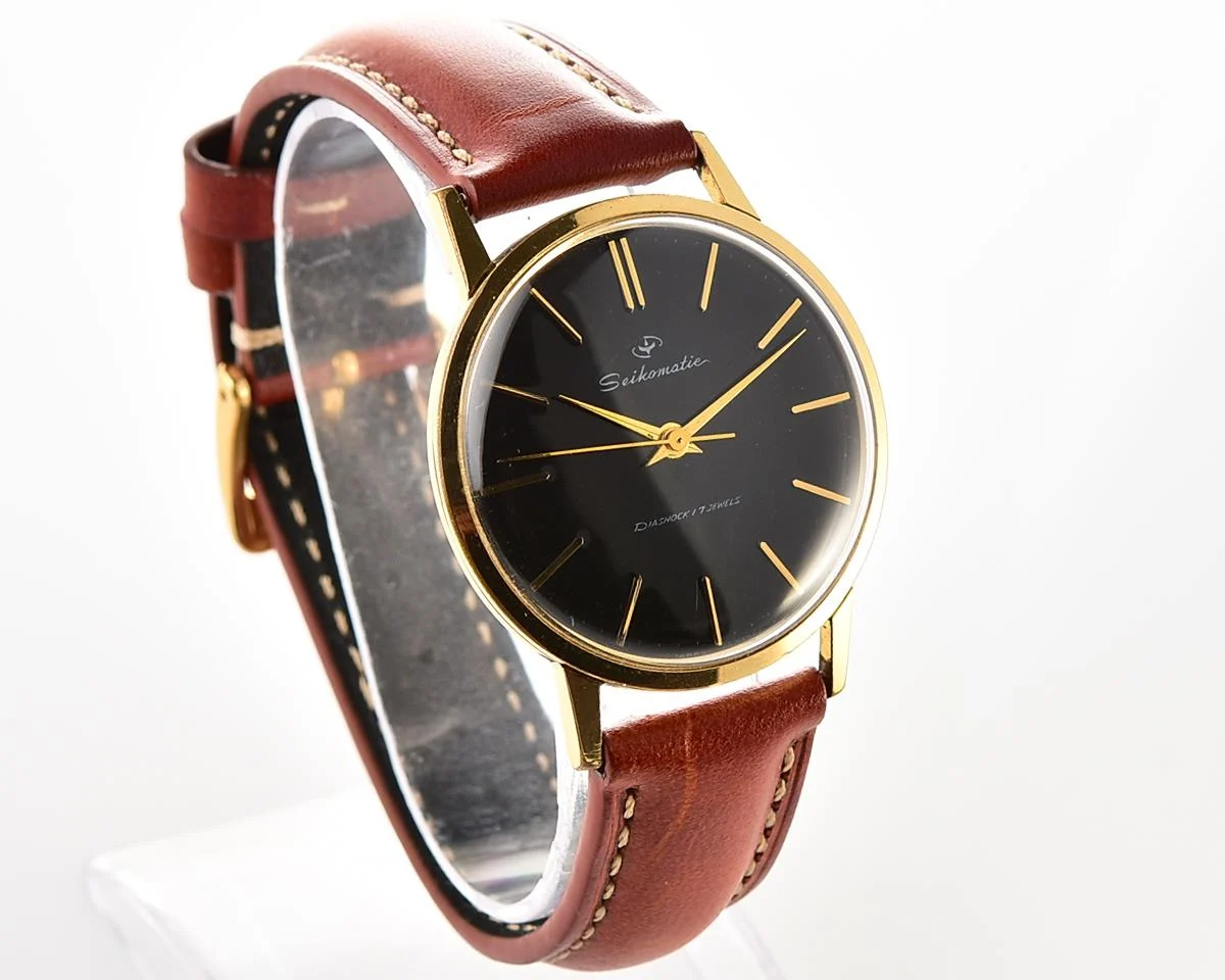 Seiko Seikomatic Diashock 17 jewels vintage automatic mechanical watch from September 1960