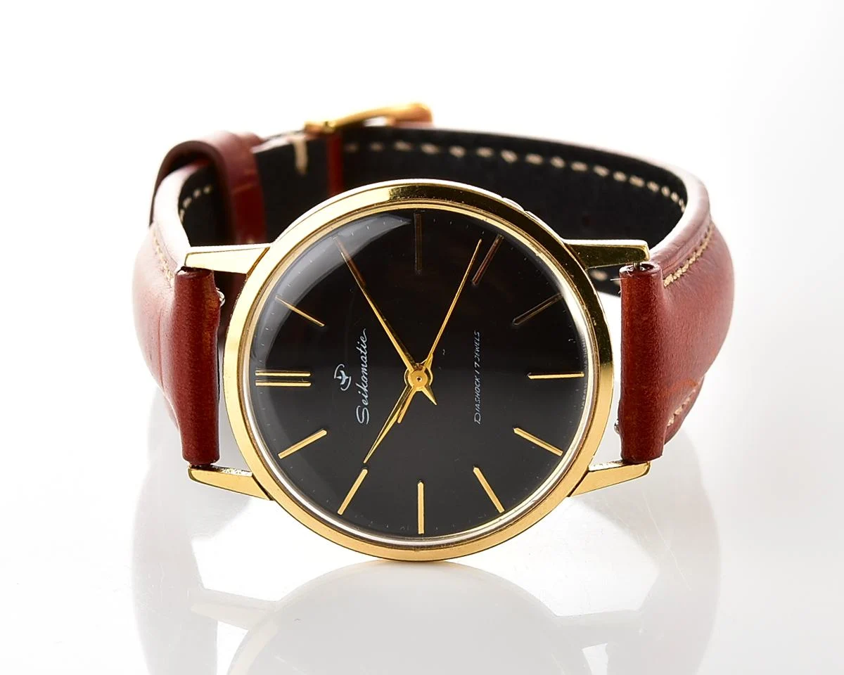 Seiko Seikomatic Diashock 17 jewels vintage automatic mechanical watch from September 1960