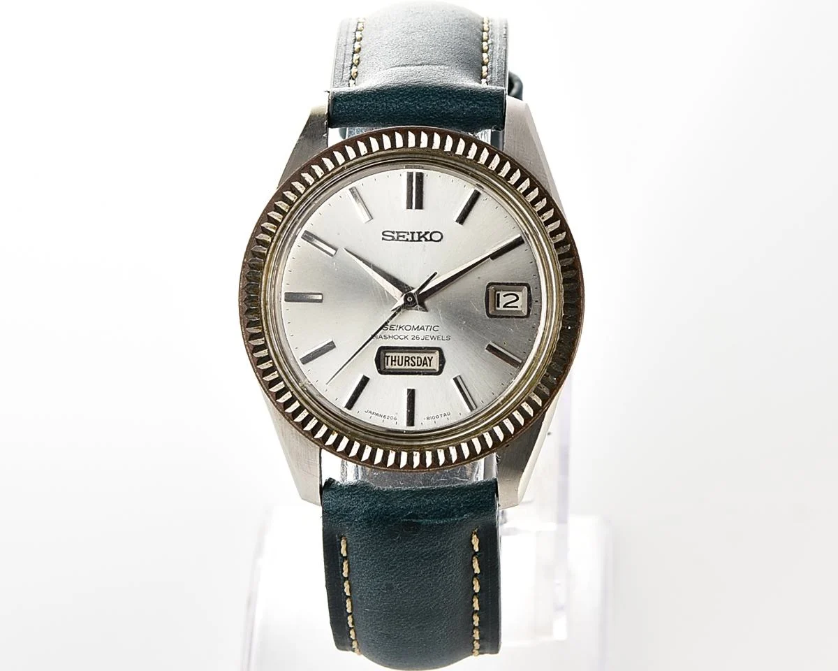 Vintage Seiko Seikomatic Weekdater - Two-Tone Fluted Bezel Day-Date Automatic from July 1965