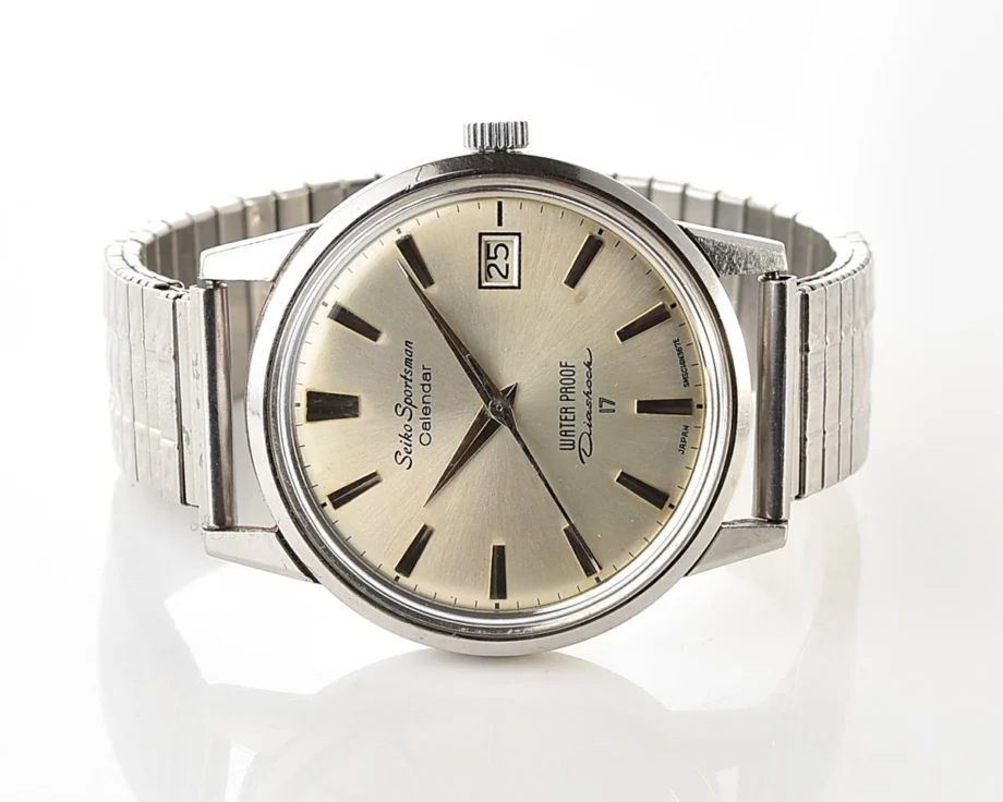 Vintage Seiko Sportsman Calendar 'Seahorse' with Classic Sunburst