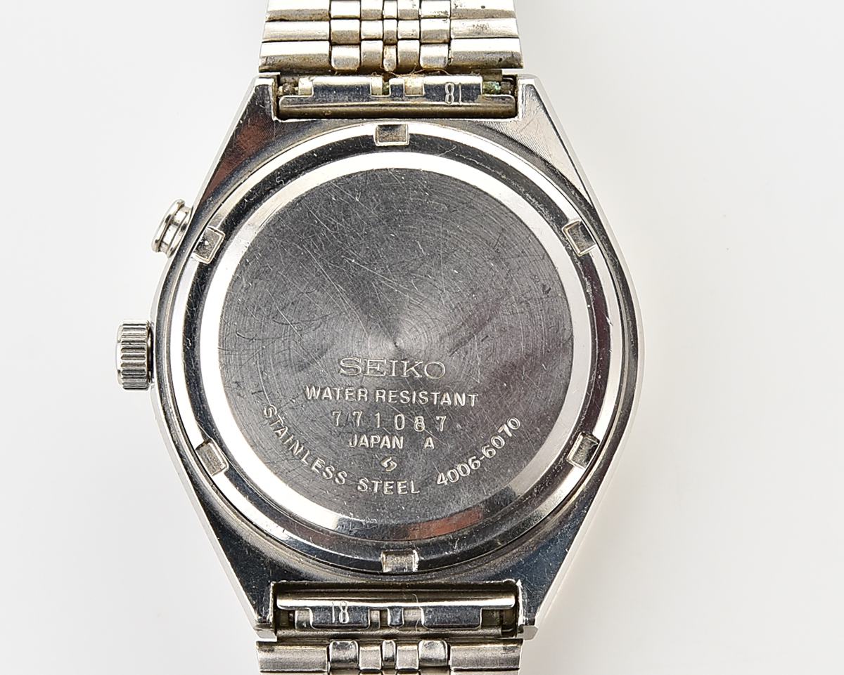 Seiko Bell-Matic 17 jewels mechanical wristwatch with alarm, late production July 1977!