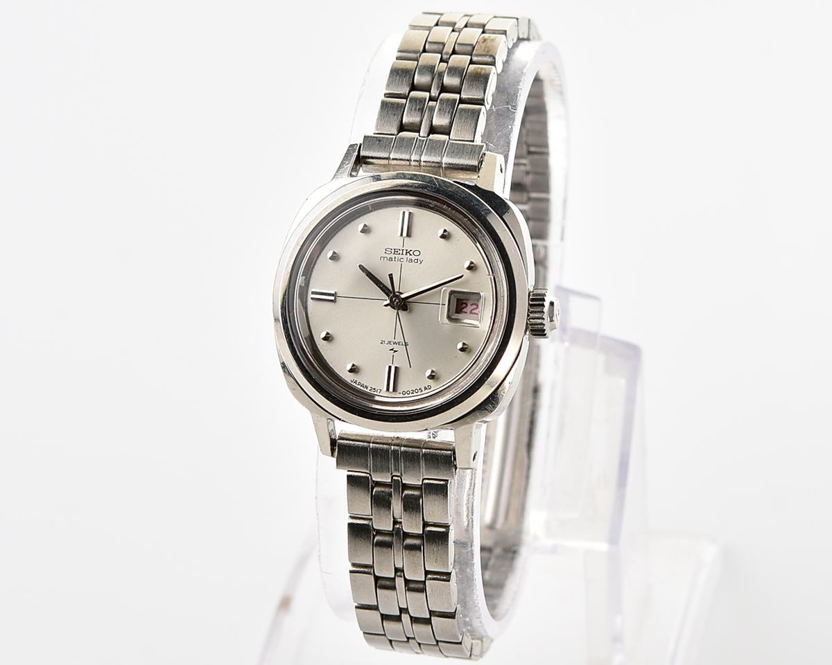Vintage Seiko Matic Lady – Silver Dial Automatic for ladies from June 1968