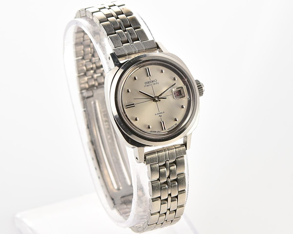 Vintage Seiko Matic Lady – Silver Dial Automatic for ladies from June 1968
