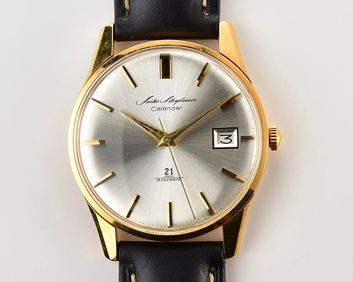 Vintage Seiko Skyliner Calendar 21 Jewels mechanical watch from March 1965
