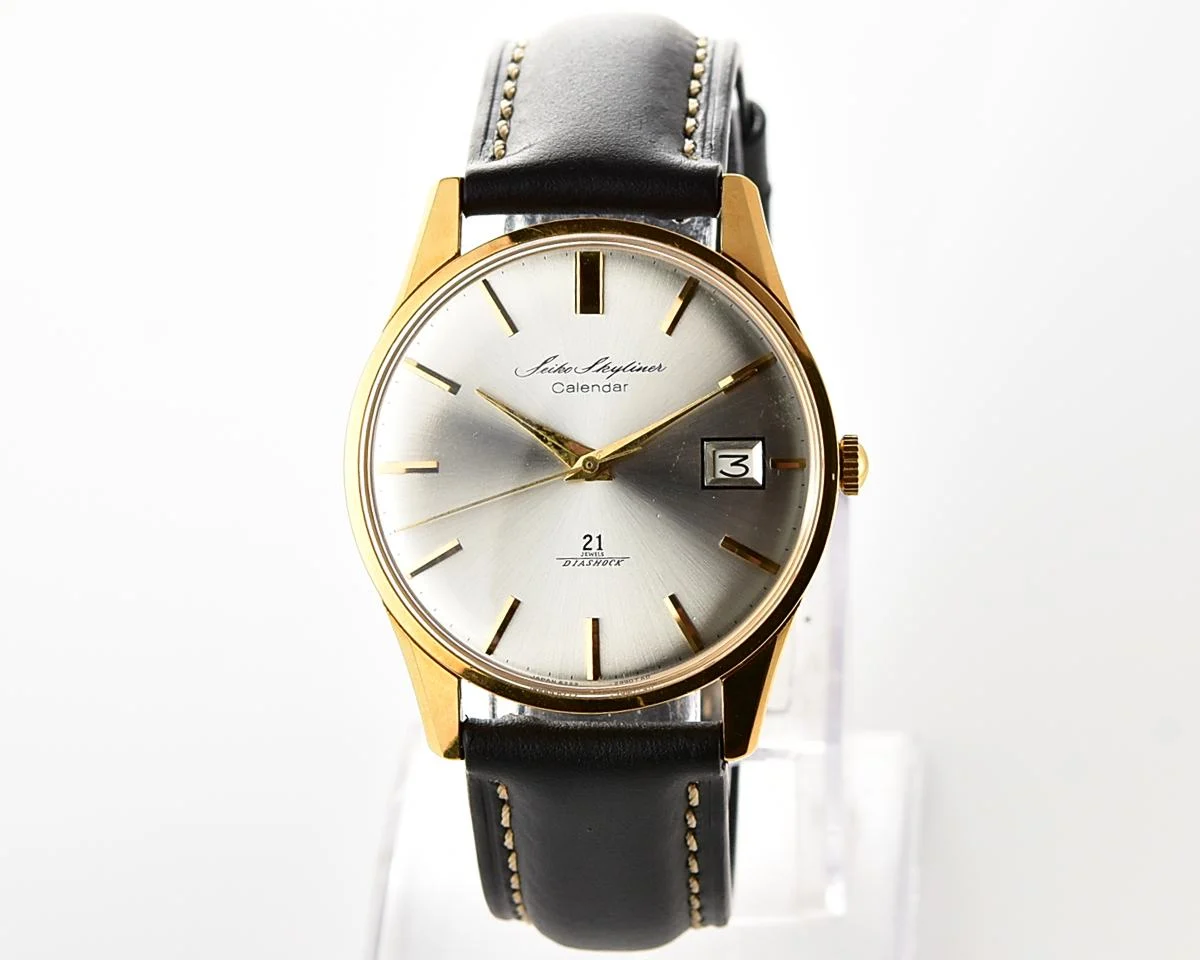 Vintage Seiko Skyliner Calendar 21 Jewels mechanical watch from March 1965