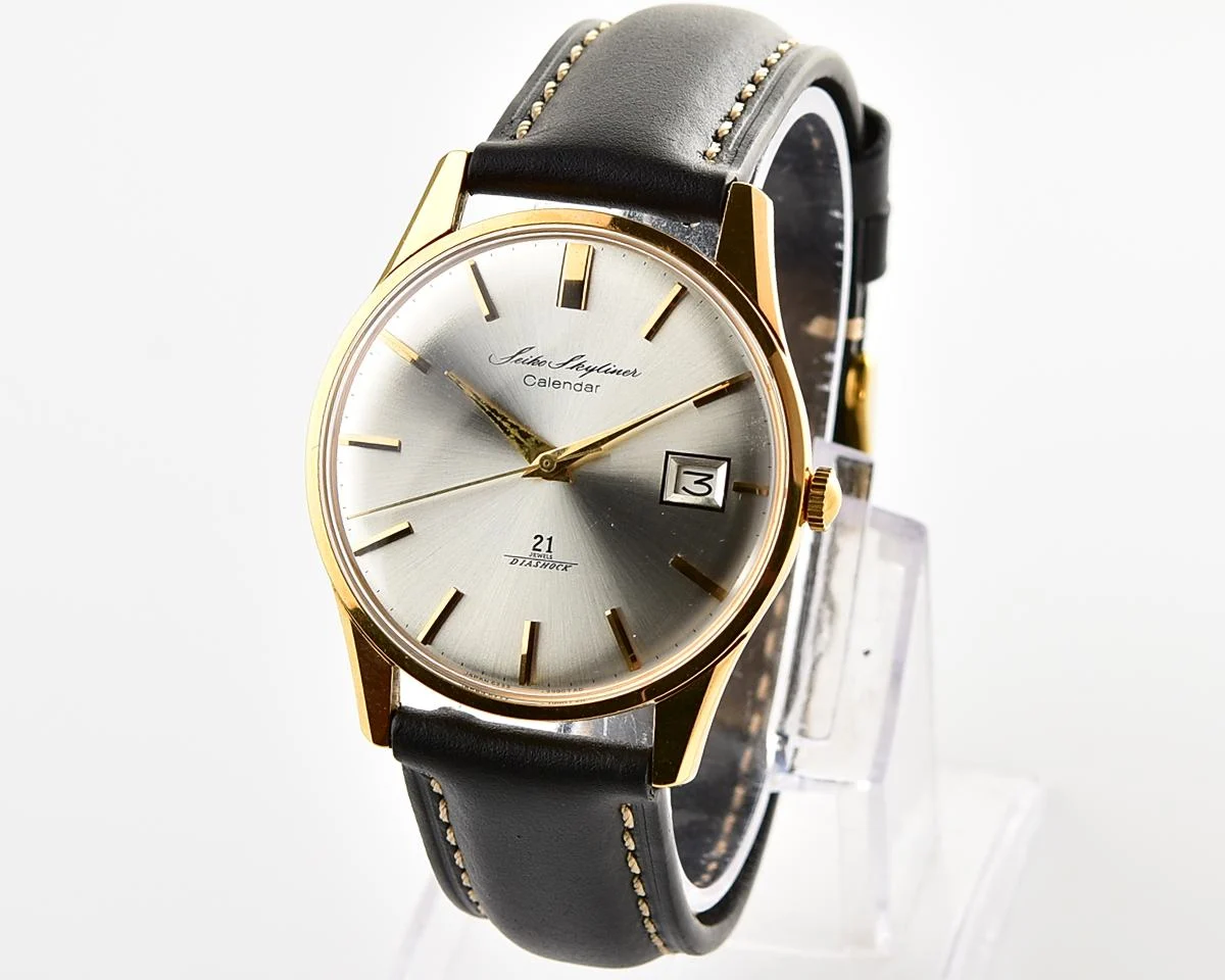 Vintage Seiko Skyliner Calendar 21 Jewels mechanical watch from March 1965