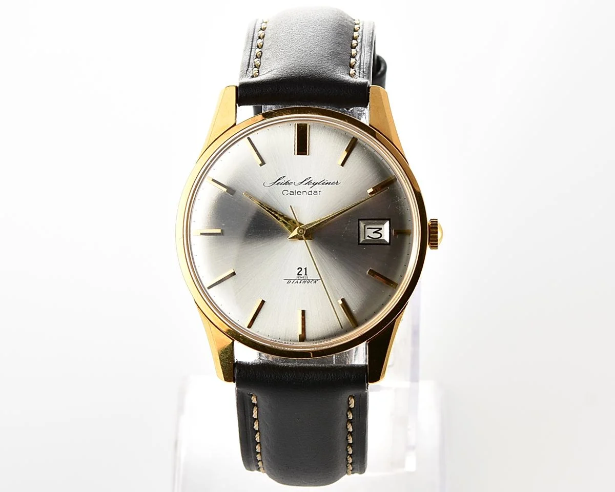 Vintage Seiko Skyliner Calendar 21 Jewels mechanical watch from March 1965