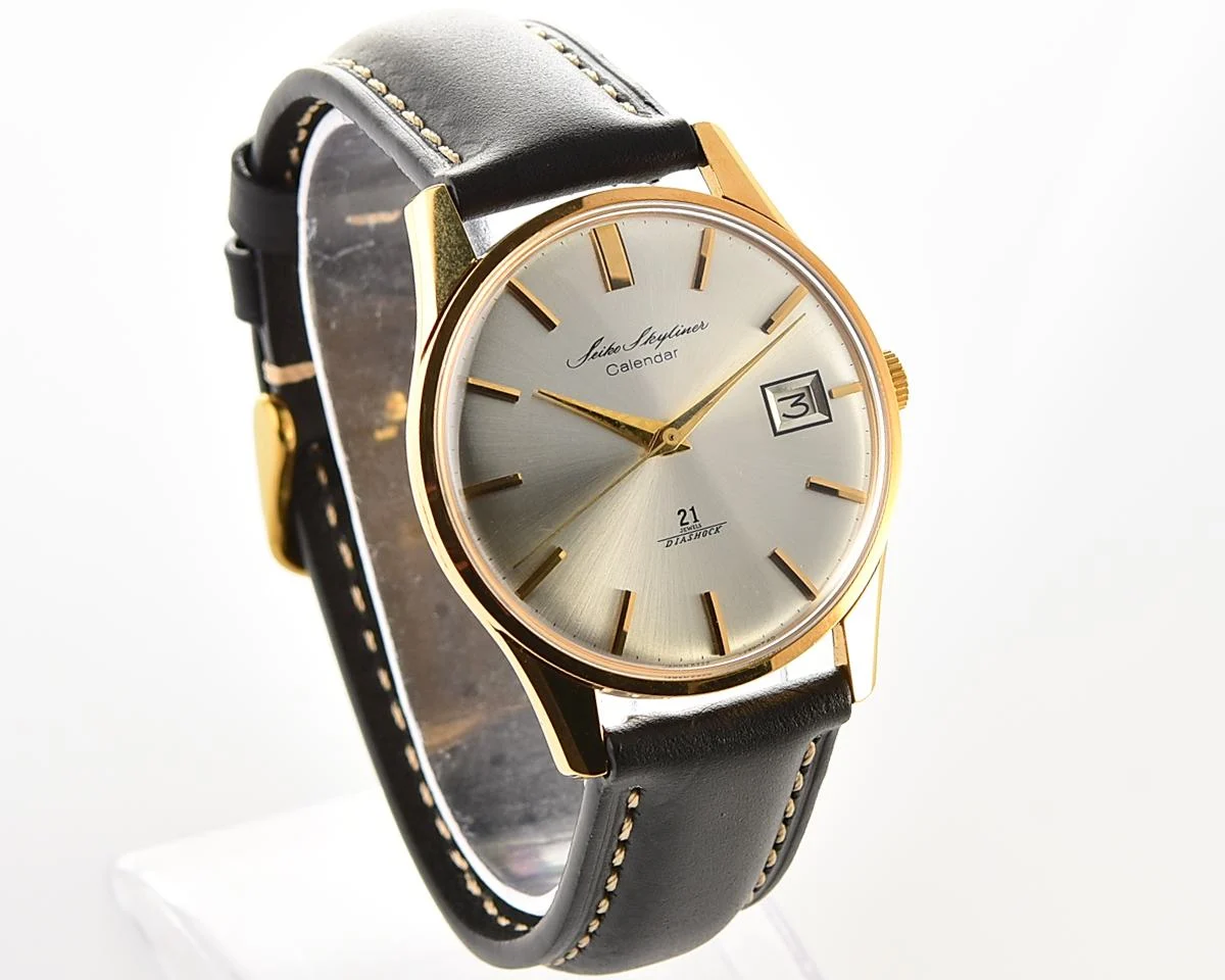 Vintage Seiko Skyliner Calendar 21 Jewels mechanical watch from March 1965