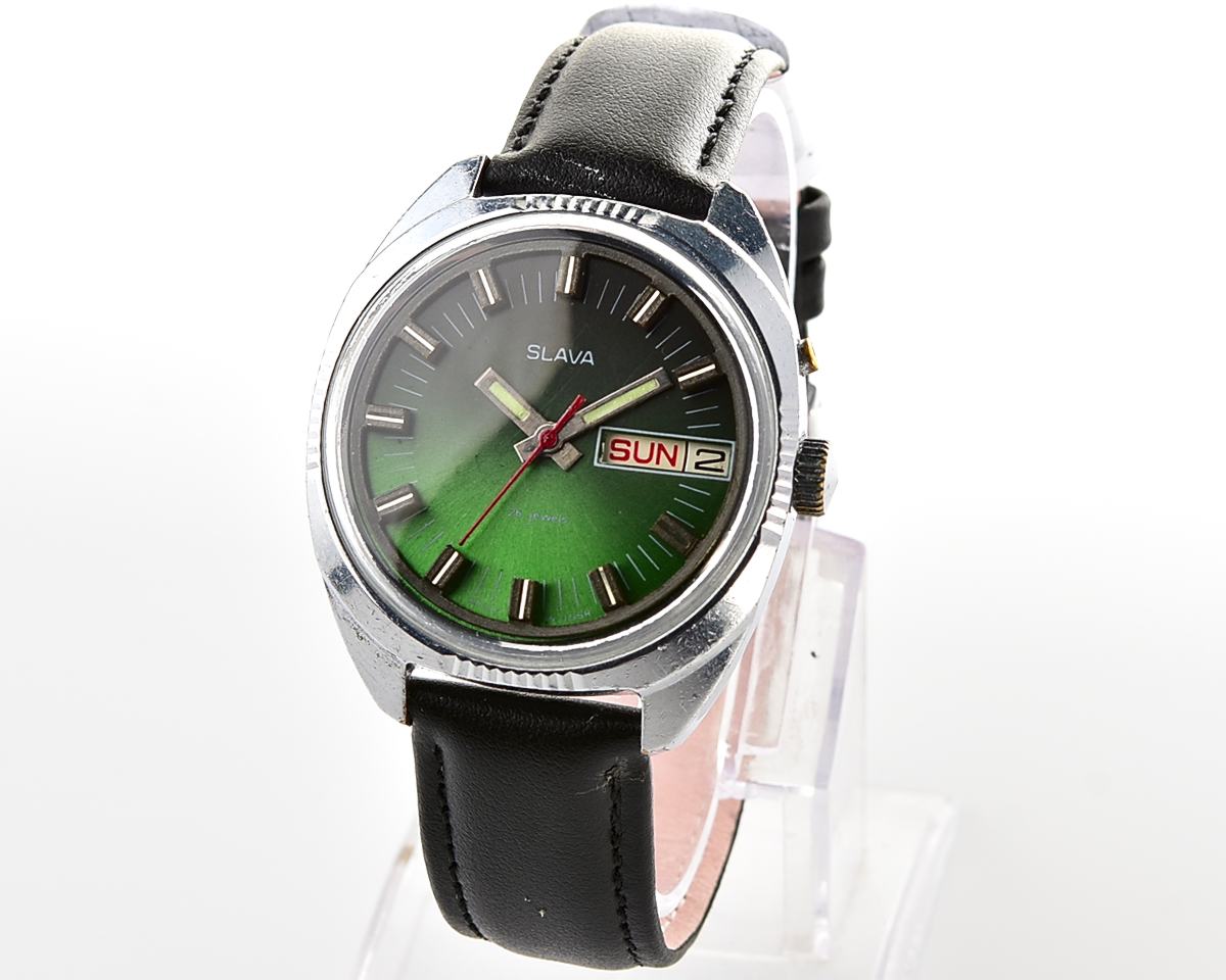 Slava soviet mechanical wristwatch
