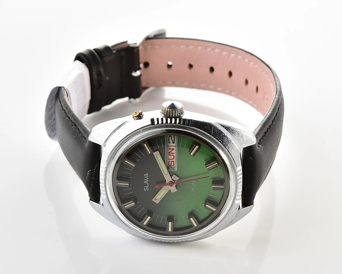 Slava Soviet mechanical wristwatch