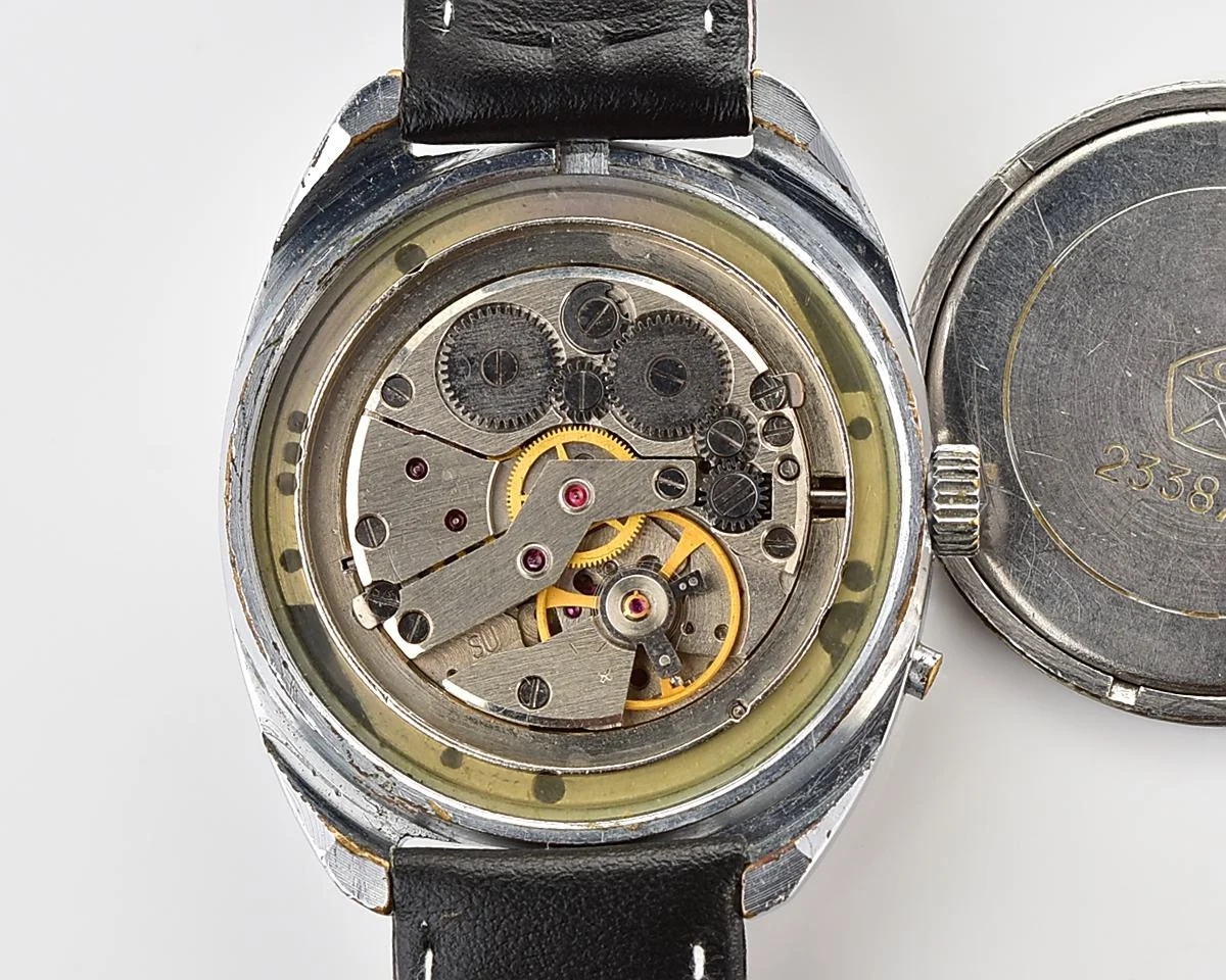 Slava vintage Soviet mechanical wristwatch