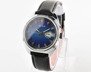 Slava vintage Soviet mechanical wristwatch