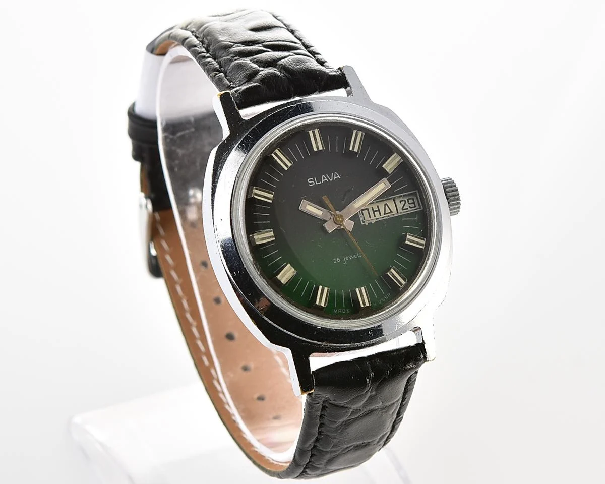 Slava Soviet mechanical wristwatch