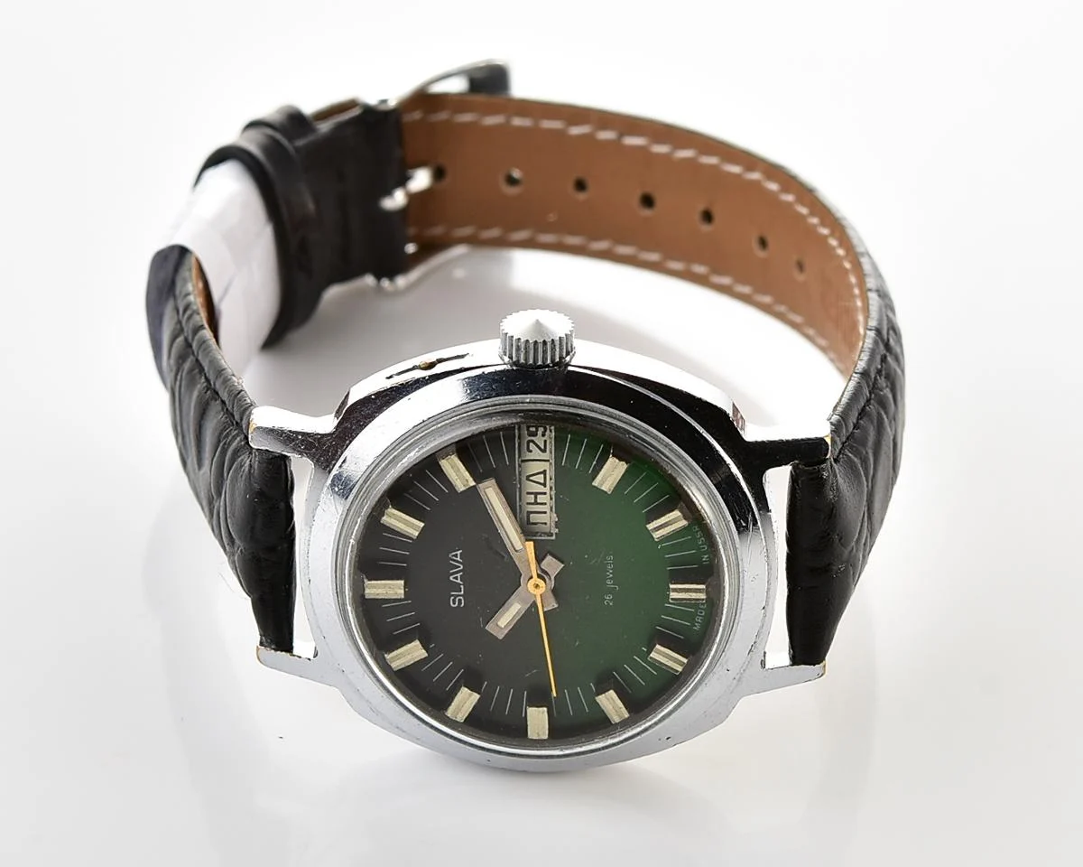 Slava Soviet mechanical wristwatch