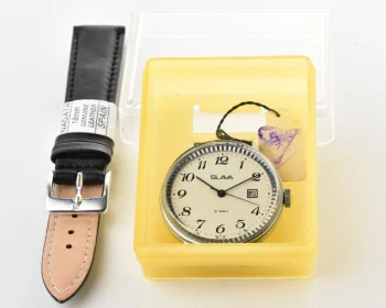 Excellent Soviet Slava vintage mechanical wristwatch with automatic self-winding mechanism