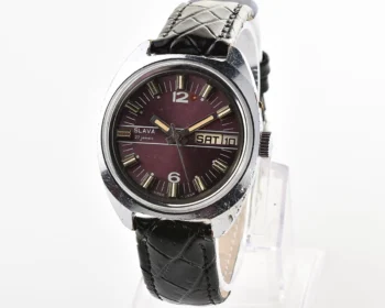 Large Soviet mechanical Slava vintage wristwatch