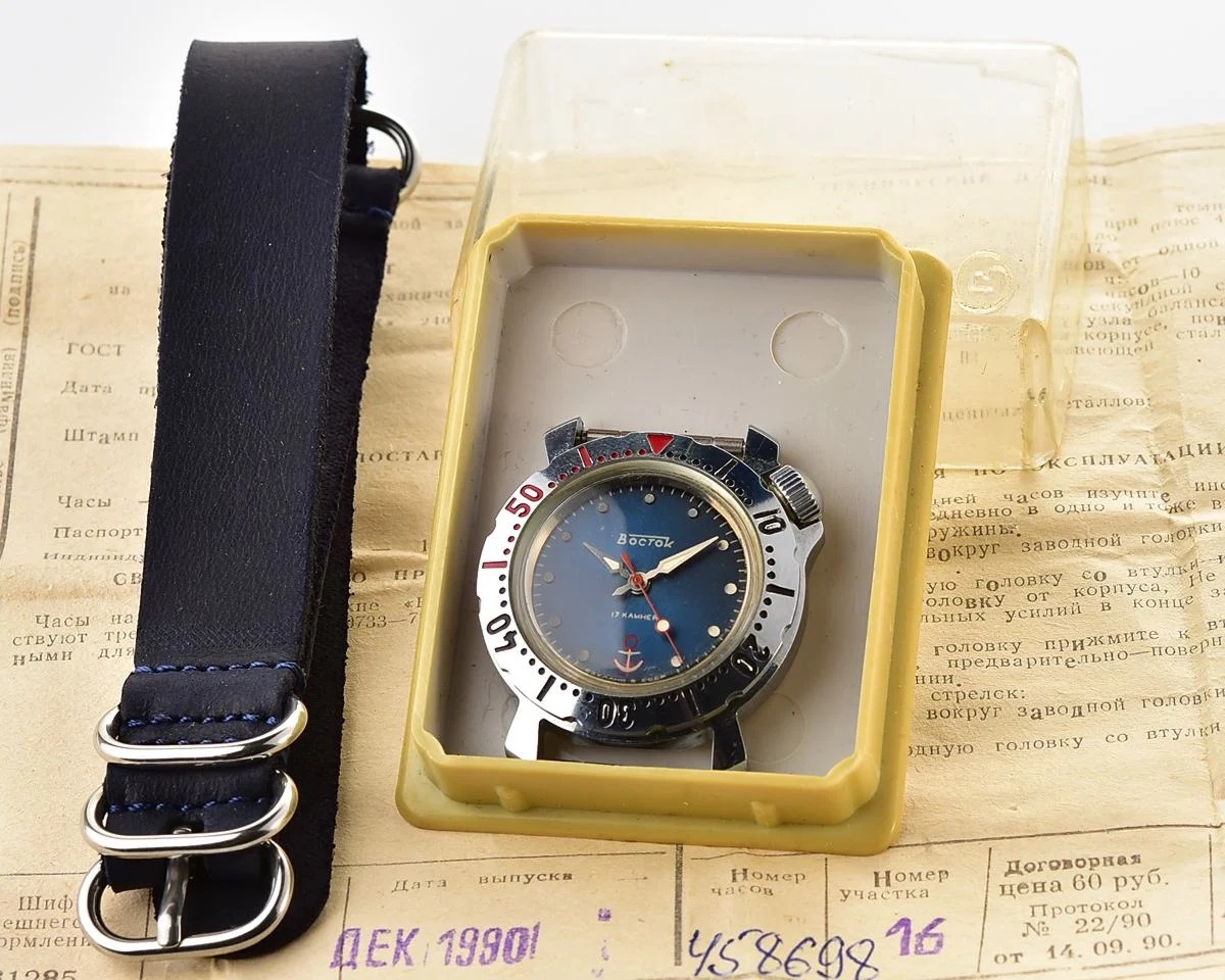 TIME CAPSULE: Vostok Commander’s Junior mechanical watch – New Old Stock (NOS)!