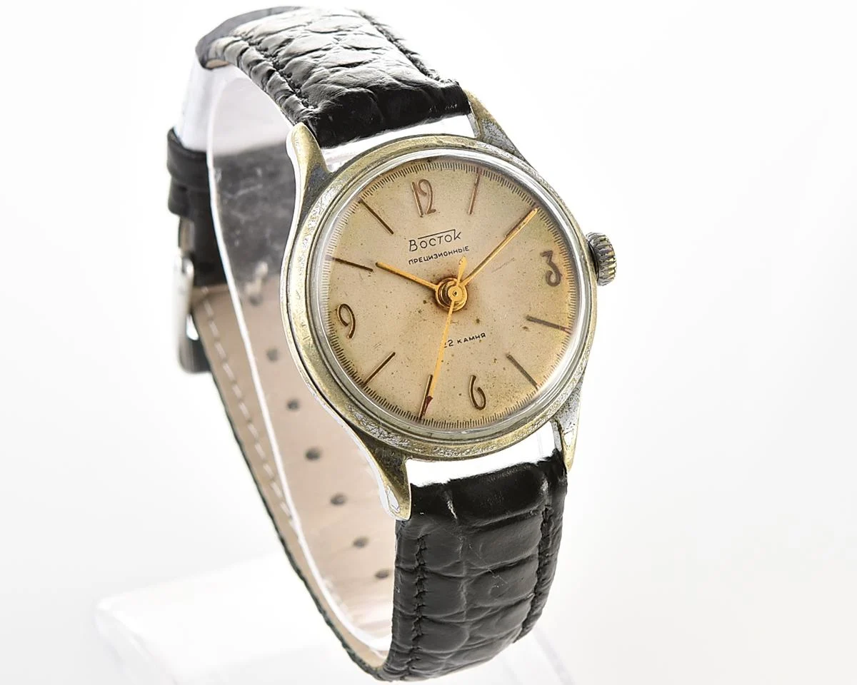 Original Soviet Wostok (Vostok) mechanical wrist watch, early domestic version!