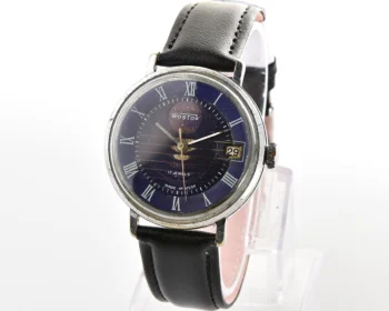 Uncommon Soviet Wostok (Vostok) mechanical wristwatch with intricate dial