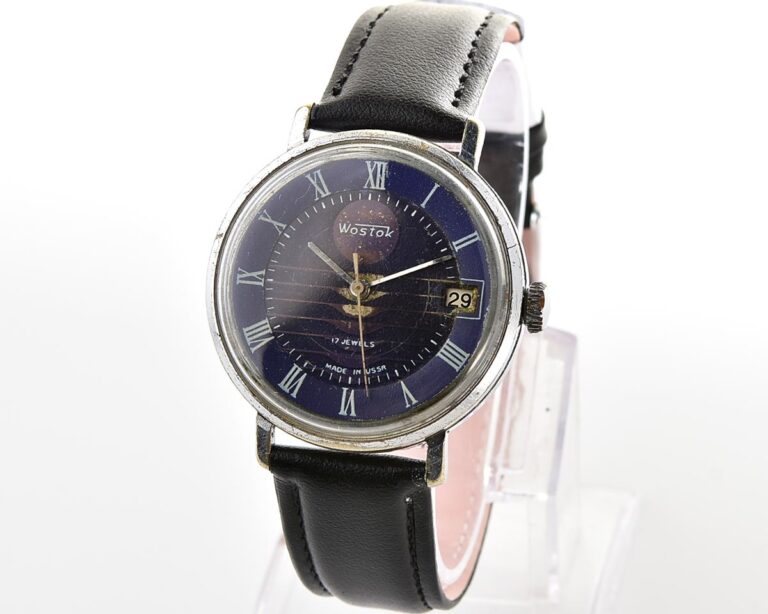 Uncommon soviet Wostok (Vostok) mechanical wristwatch with intricate dial