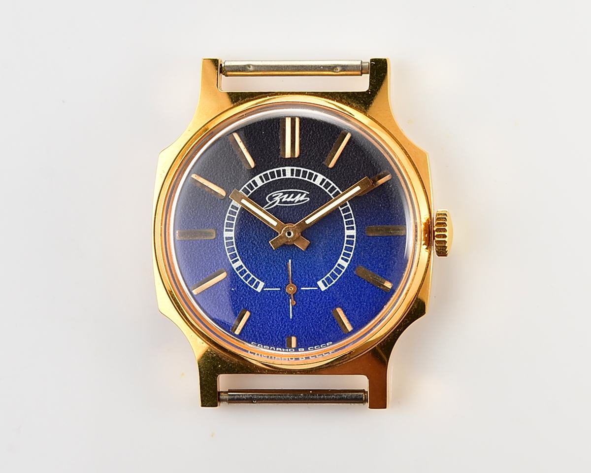 TIME CAPSULE: Soviet mechanical POBEDA gold-plated watch in box – New Old Stock(NOS)!