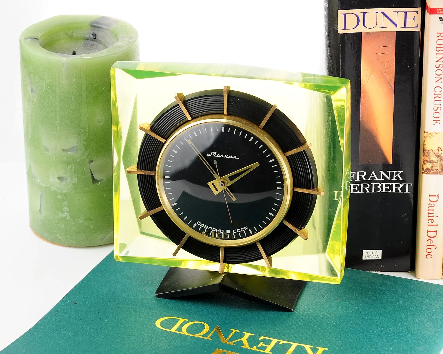 watch Molnija table clock Chernoble HBO like yellow 18113-SCS_9754