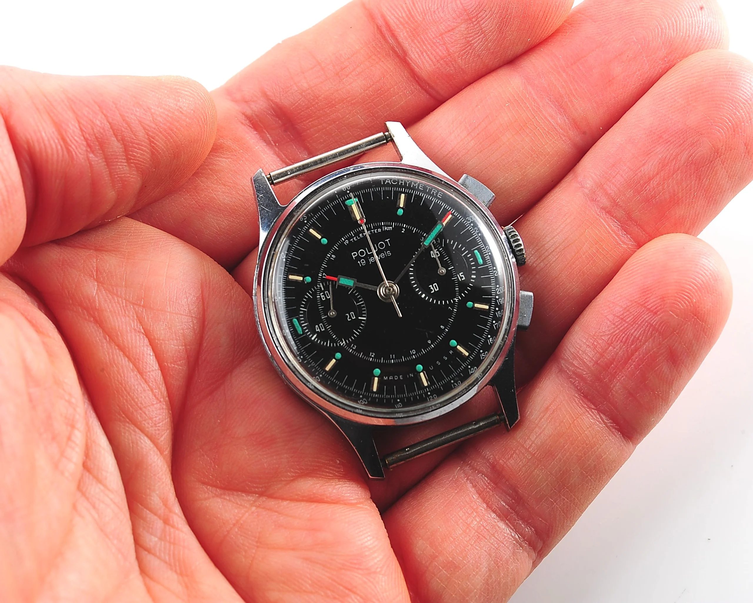 Rare: Poljot 3017 "Strela" chronograph chronometer mechanical watch