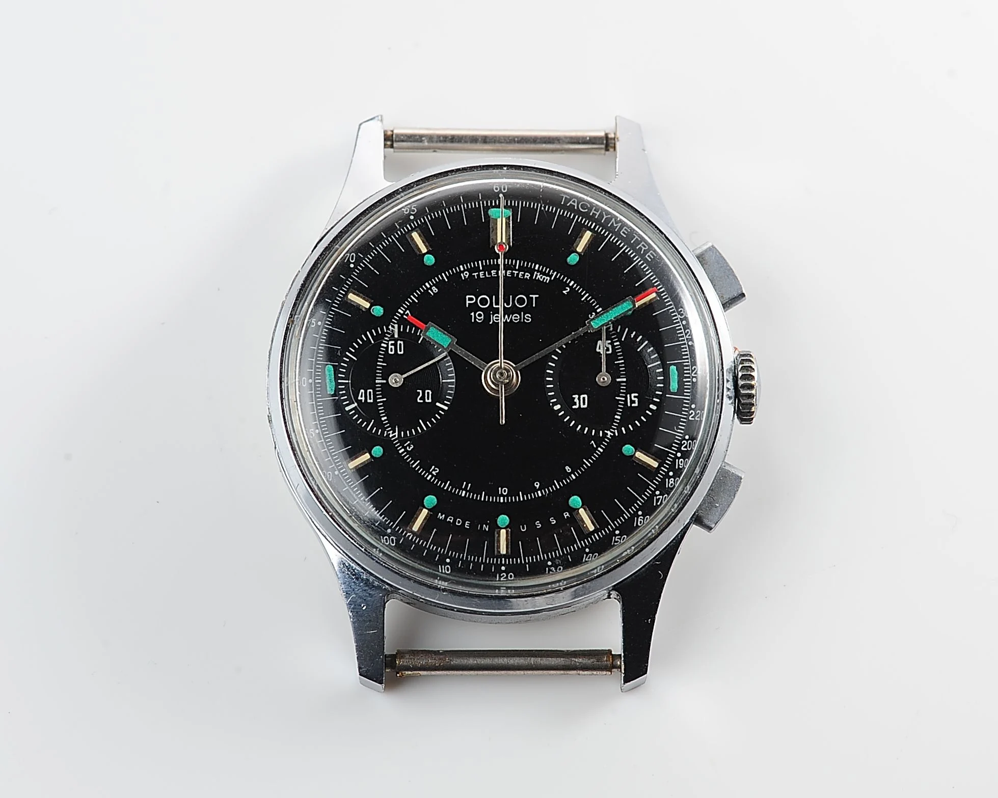 Rare: Poljot 3017 "Strela" chronograph chronometer mechanical watch