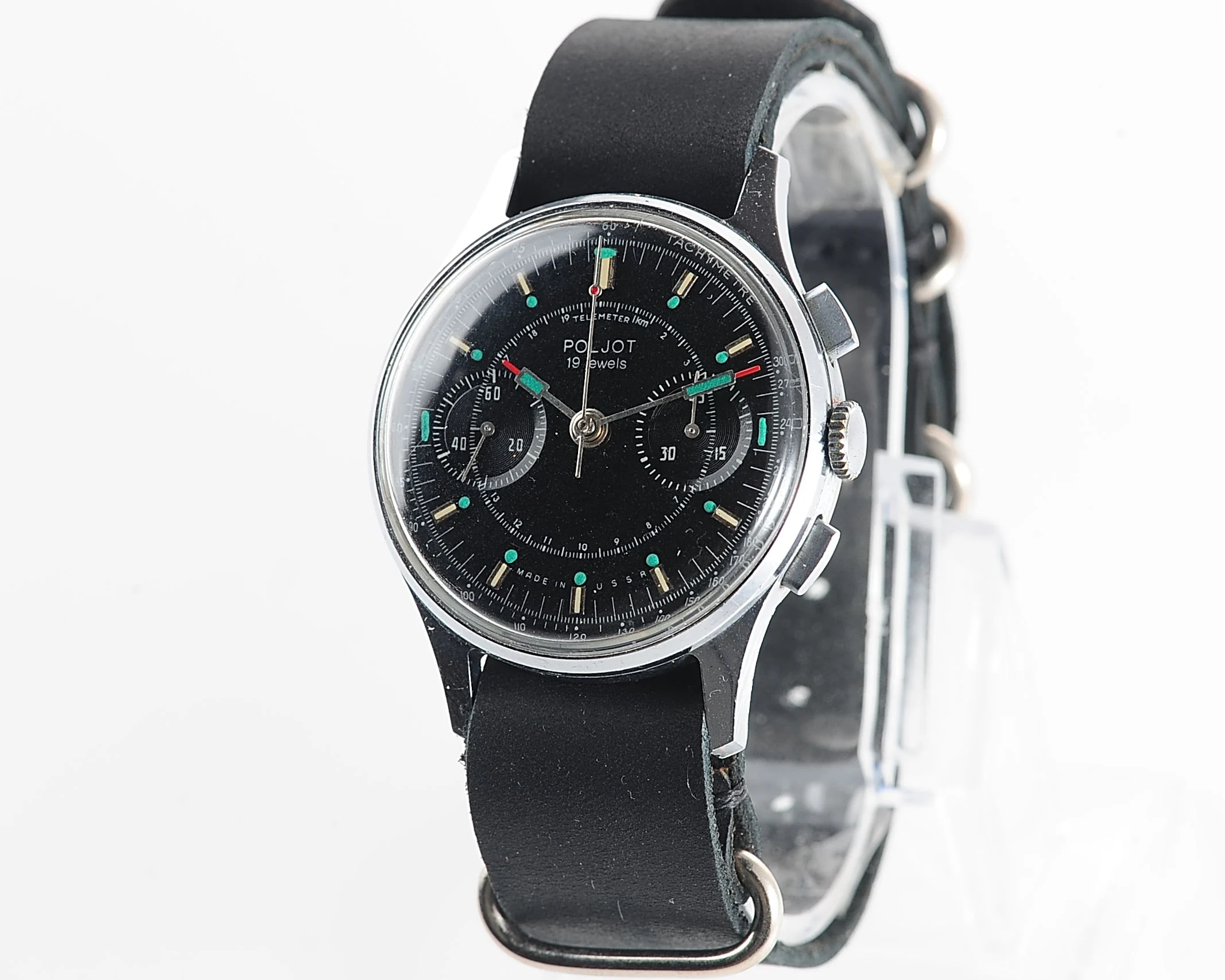 Rare: Poljot 3017 "Strela" chronograph chronometer mechanical watch