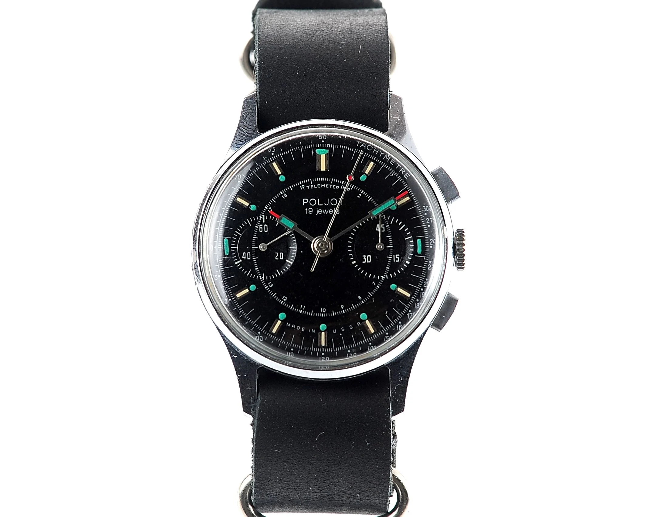 Rare: Poljot 3017 "Strela" chronograph chronometer mechanical watch