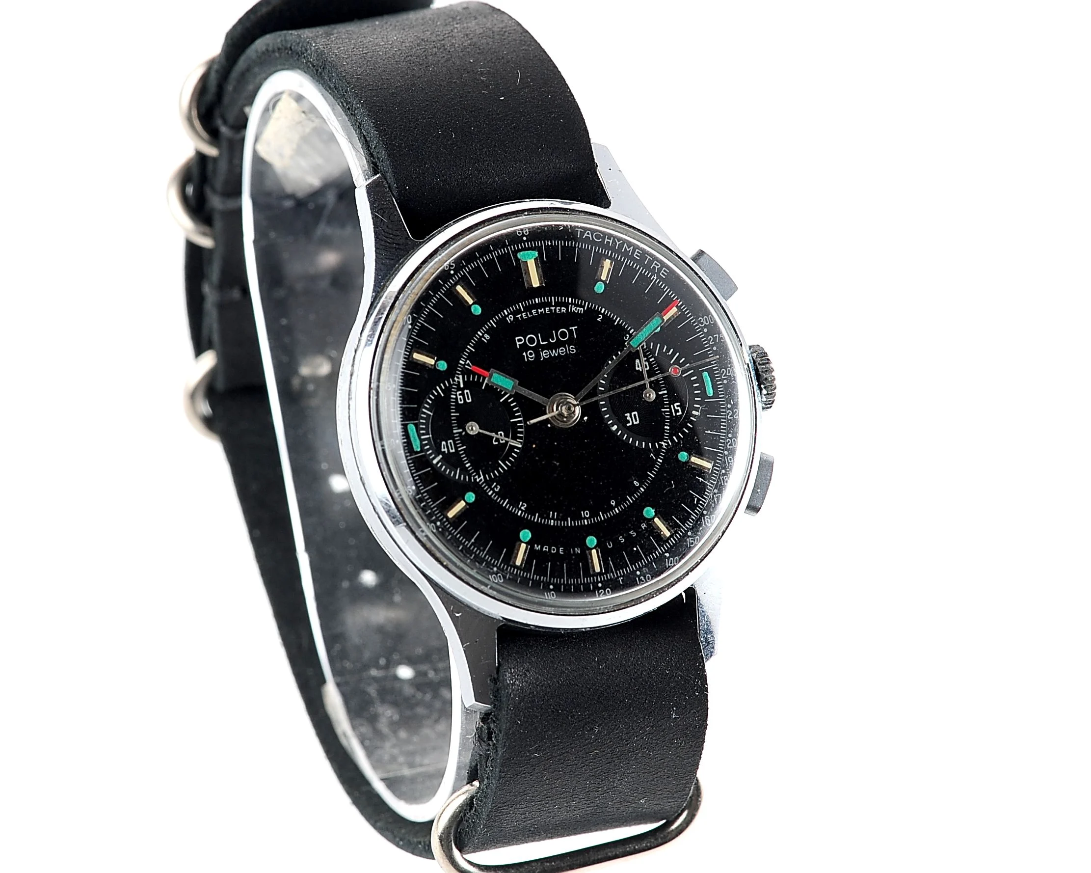 Rare: Poljot 3017 "Strela" chronograph chronometer mechanical watch
