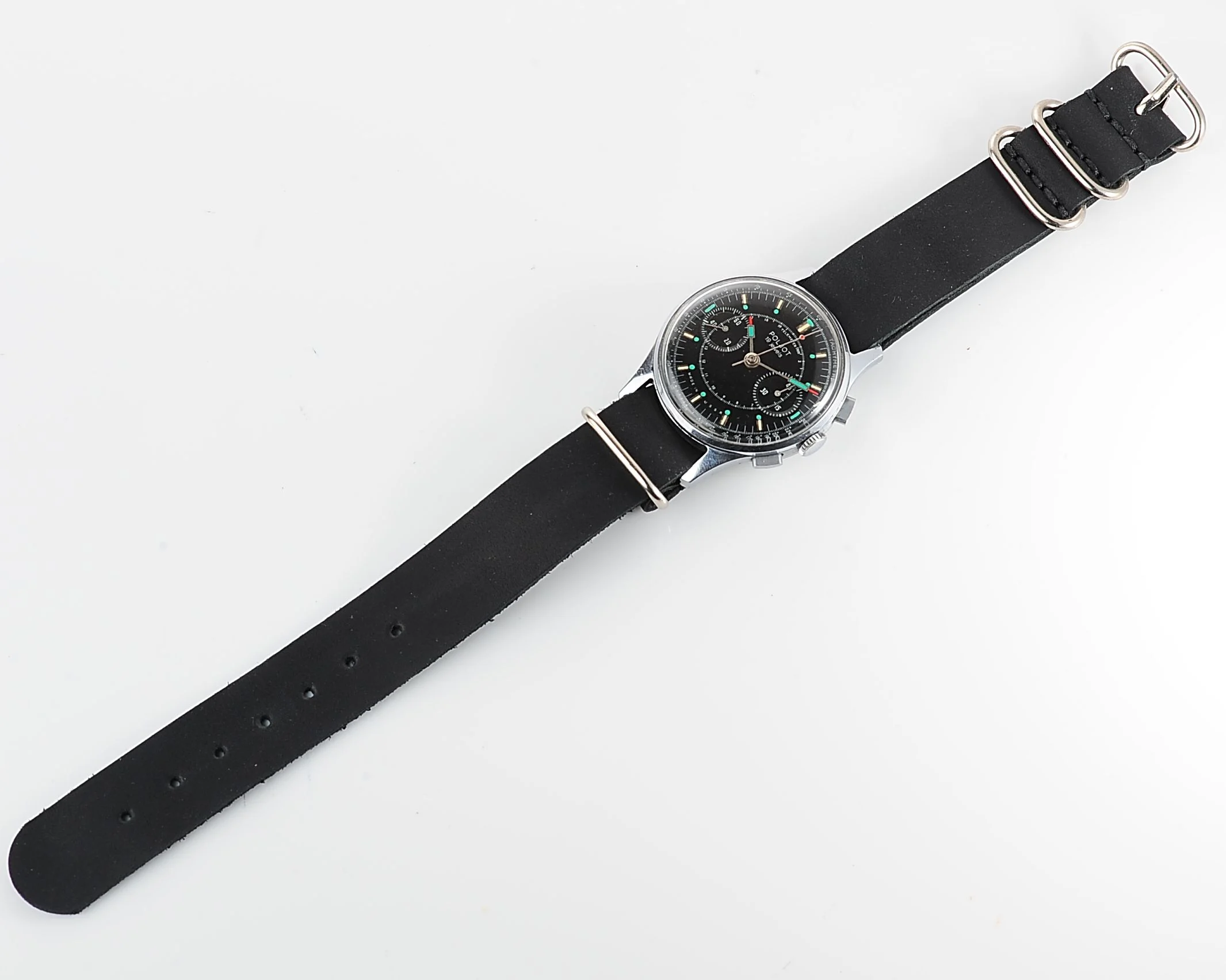 Rare: Poljot 3017 "Strela" chronograph chronometer mechanical watch