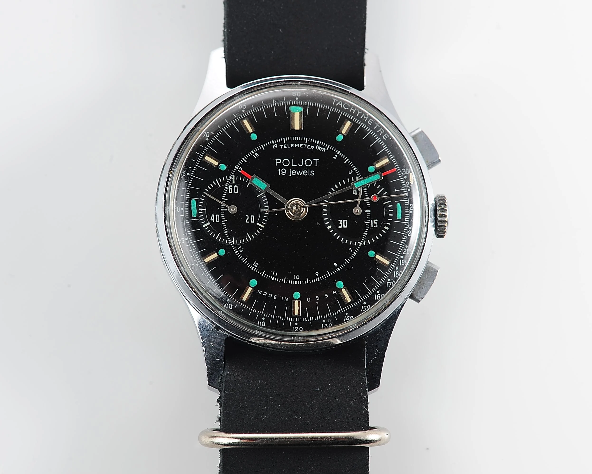 Rare: Poljot 3017 "Strela" chronograph chronometer mechanical watch