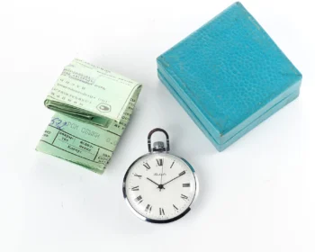 TIME CAPSULE: Vintage Soviet Raketa open face Soviet pocket watch, New Old Stock (NOS)!