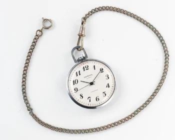 Vintage Soviet Cardinal (export Raketa) open face Soviet pocket watch