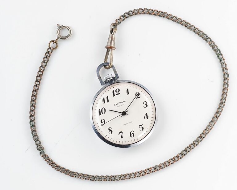 Vintage soviet Cardinal (export Raketa) open face soviet pocket watch