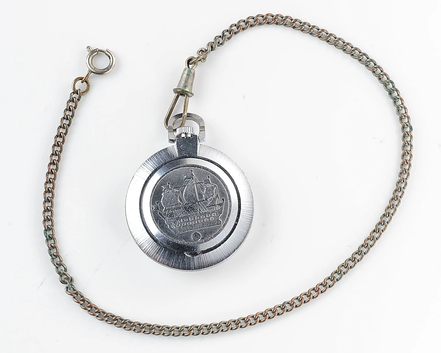 Vintage Soviet Cardinal (export Raketa) open face Soviet pocket watch