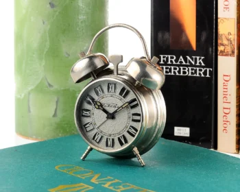 Small Raketa Soviet mechanical alarm clock