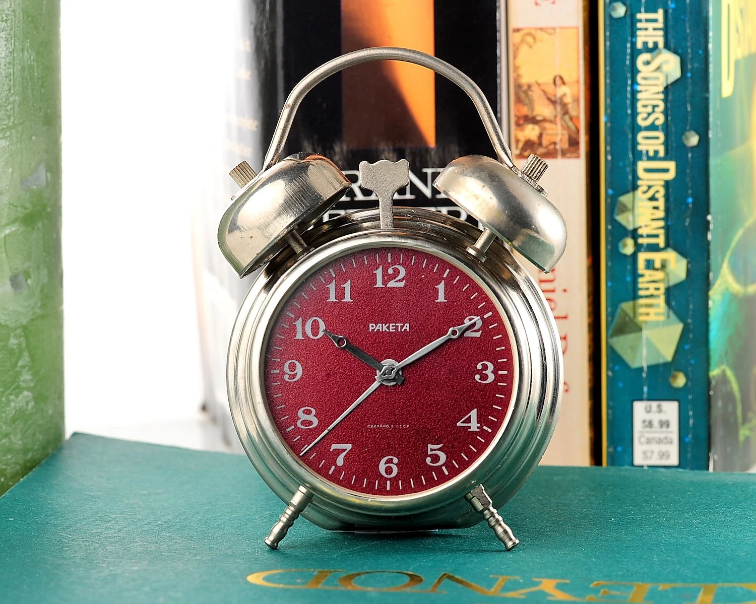 watch Raketa small Alarmclock cherry dial 17265-SCS_9824