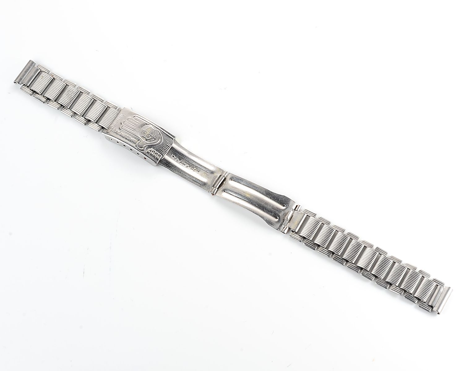 Vintage soviet ornate stainless steel 14mm watch bracelet - USSR Offers(peace)