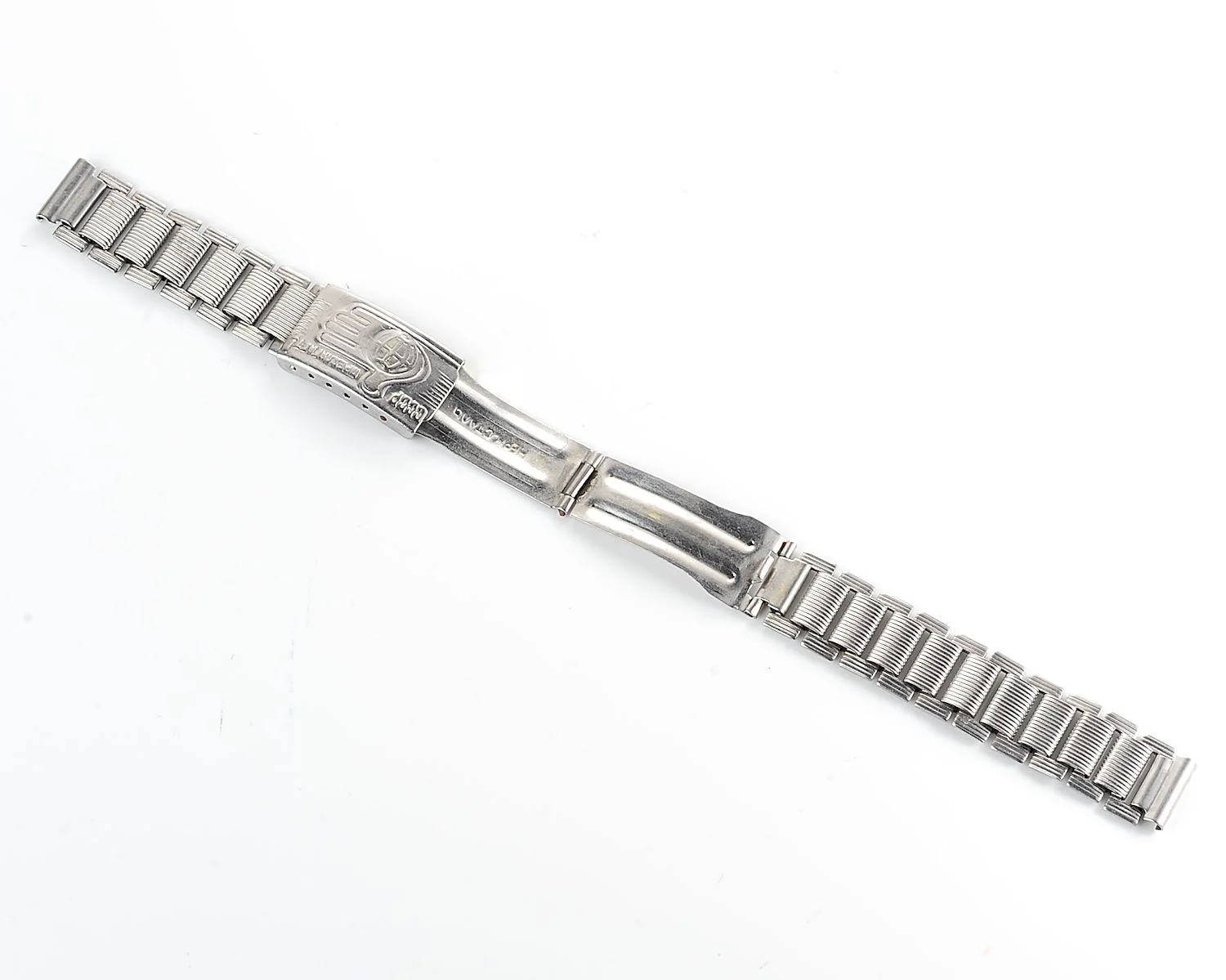Vintage Soviet ornate stainless steel 14mm watch bracelet - USSR Offers(peace)