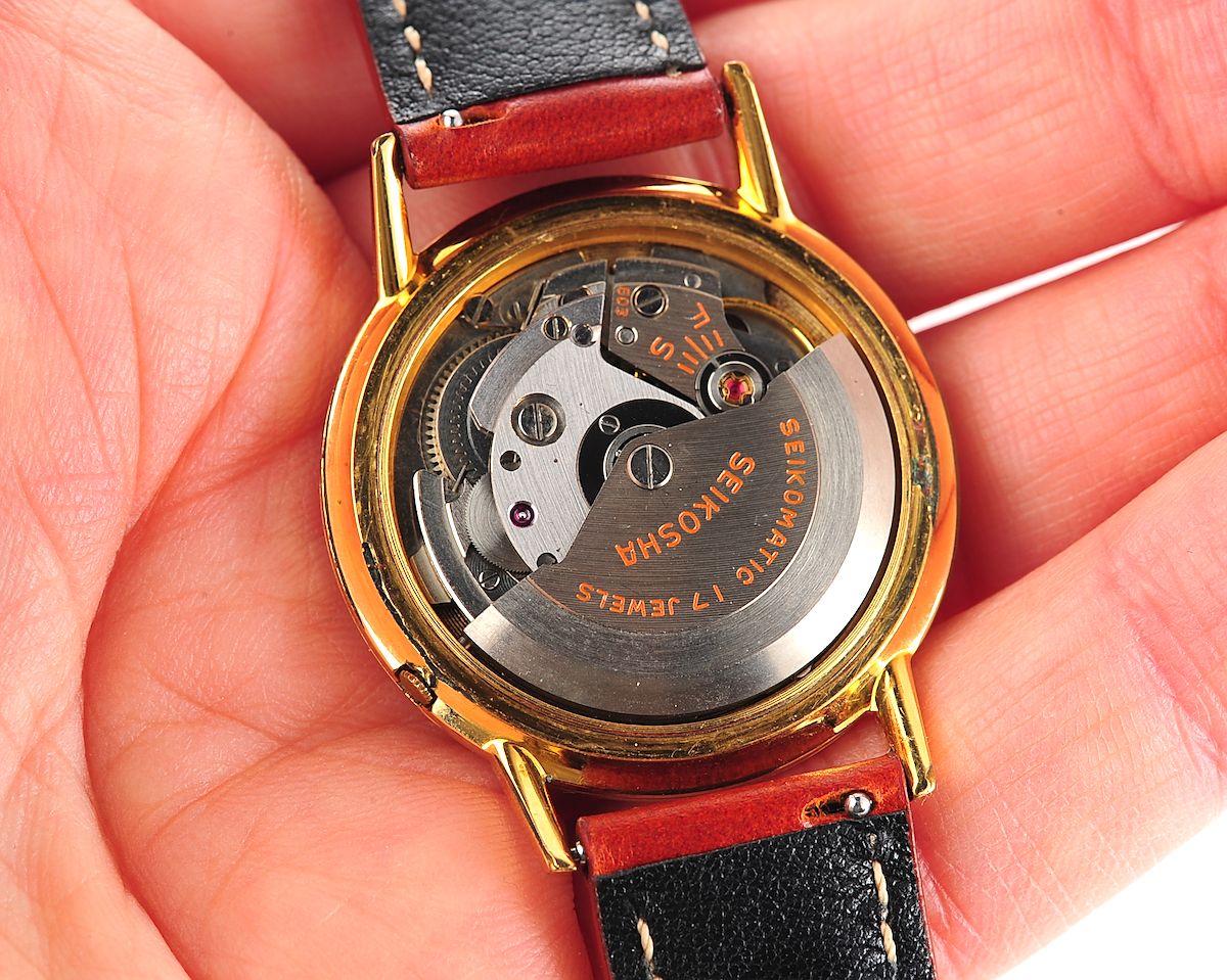 Seiko Seikomatic Diashock 17 jewels vintage automatic mechanical watch from September 1960