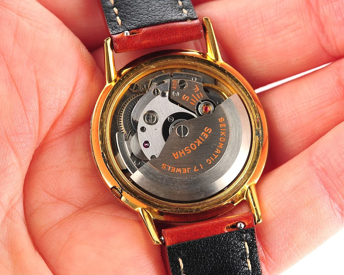 Seiko Seikomatic Diashock 17 jewels vintage automatic mechanical watch from September 1960