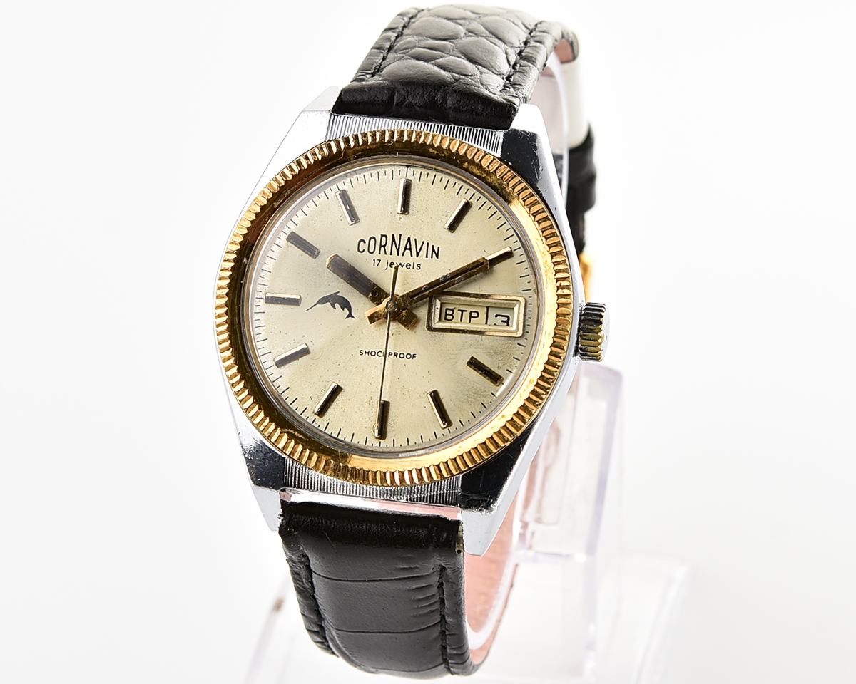 RAKETA-Cornavin vintage mechanical wristwatch