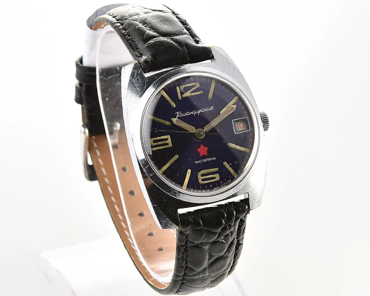 Soviet Vostok Komandirskie mechanical watch - Zakaz MO CCCP!
